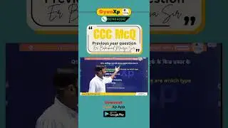 CCC Latest MCQ #cccmcq #cccbooster #cccmcq #cccexam #ccconlinetest #ccc #gaynxp #shorts #cccgyanxp