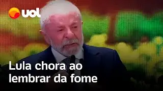 Lula chora ao lembrar da fome que enfrentou na juventude e celebra a saída do Brasil do Mapa da Fome