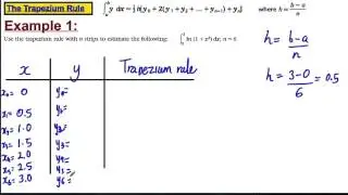 Integration (10) - The Trapezium Rule (C4 Maths A-Level Edexcel)
