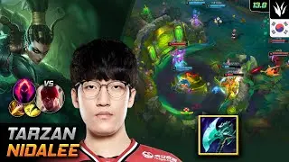 Tarzan Jungle Нидали Build Ночной жнец Темная жатва - LOL KR 13.9