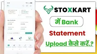 Stoxkart Me Bank Statement Upload Kaise Kare!! How To Upload Bank Statement On Stoxkart!!