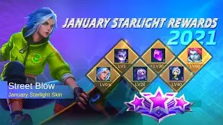 BENEDETTA JANUARY STARLIGHT SKIN 2021 - MOBILE LEGENDS NEW SKIN | ML LEAKS 2021