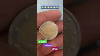 Ireland 2 Euro 2002 Coin #ytshorts #coins