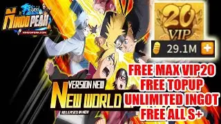 NindoPeak Ultimate HVN Gameplay - Free VIP20 & Free Topup & Unlimited Ingot & Free All S+ & 4 Codes