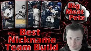 BEST NICKNAMES TEAM BUILD! SCOREBOARD GLITCH?! MLB THE SHOW 19 DIAMOND DYNASTY