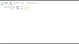 Problem 3.1: Show that the weak form of AE dx + 2x = 0 on 1  x  3, du/dx |(x=1) = 0.1, dx/dx |(x=&hellip;