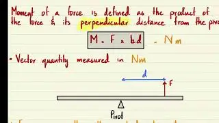 Момент силы | Эффекты вращения | Физика уровня O (5054) и IGCSE (0625) Кембриджского университета
