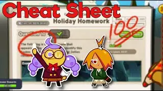 Cheat Sheet!! Cookie Run Holiday Homework | Cookie Run Curriculum - Cookie Run: OvenBreak