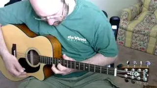 Blueridge BR-40TCE to Octave Mandolin conversion demo