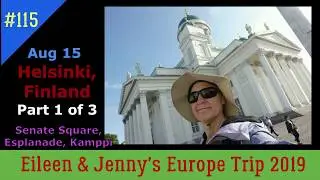 Helsinki, Finland, Part 1 of 3; Rick Steves Helsinki Walk - Senate Square, Esplanade, Kamppi Chapel