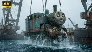 ASMR Train Restoration 🚂 | Full Rebuild of Sunken Blue Thomas (1946) From Ocean Floor to Factory New