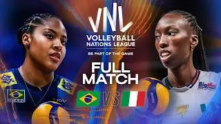 Brazil 🇧🇷 vs. Italy 🇮🇹 | VNL 2025 - Full Match | Week 1