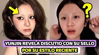 YUNJIN DE LE SSERAFIM PELEO CON SOURCE MUSIC POR SUS CEJAS DECOLORADAS 