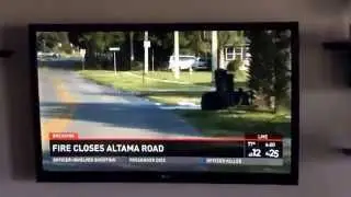 Just your average local Saturday night news story