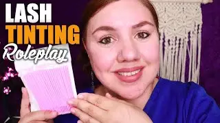 ASMR Relaxing Lash Tinting And Curling Roleplay