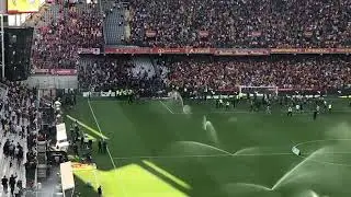 Lensois and lille supporters Crazy scene Lens vs Lille