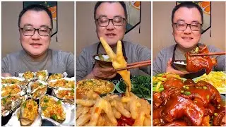 Mukbang#49:Eat belly pork, 😋😋 Fried skewers. Noodles 🍜🍜#belly #mukbang #yummyfood