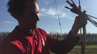 Boogschieten te paard tutorial: pijlen schikken