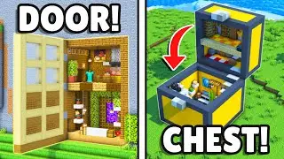 3 SECRET Starter Houses You Didn’t Know! [MINECRAFT]