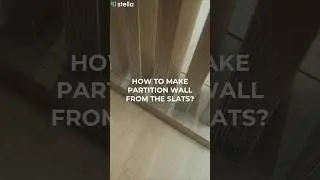 How to make a partition from MDF slats? #interiordesign #home #homedecor #interior #wood #lifehacks