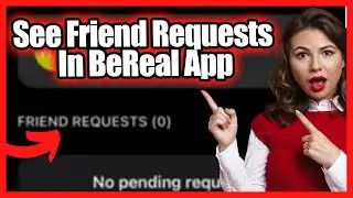How To See Friend Requests In BeReal App