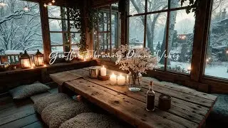 Soft Piano Music for Sleep | Cozy Winter Nights | Relaxing Snowy Piano