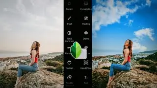 Simple trick to replace sky in just 1 step | how to edit sky in snapseed