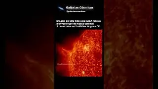Incr&iacute;vel eje&ccedil;&atilde;o de massa coronal circular solar - Capturada pela NASA  #astronomia #nasa #astros