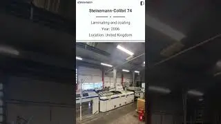 Used Laminating & Coating Machine | Steinemann-Colibri 74 for SALE @Machinedalal
