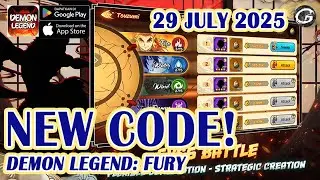 🎁NEW CODE Demon Legend Fury Giftcode & How to Redeem Code  29 July 2025 - Mobile Game (Android/IOS)