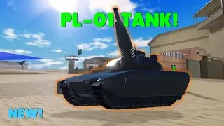 NEW PL-01 Tank in WAR TYCOON!