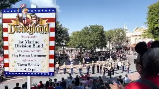 Disneyland Flag Retreat Ceremony 7-4-24