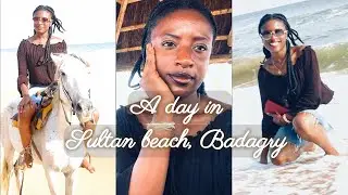 Spend the day with me in Lagos Badagry Beach🌊🌈 | Sultan Beach 