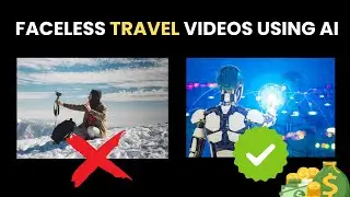 Create Faceless Travel Video in Seconds With AI Text To Video Generator