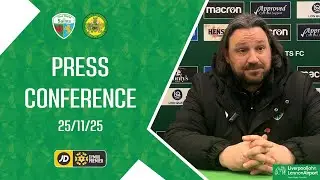 PRESS CONFERENCE | Craig Harrison | Caernarfon Town | 25/11/25