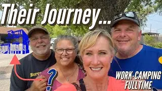 NEW WORK CAMPING COUPLE: Their Journey & Special Bonus Tour #workcamping #fulltimervlife #camping