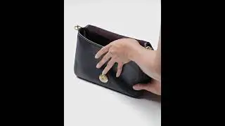 Coach - Soft Calf Leather Tabby Shoulder Bag - Black/Brass