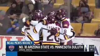Aaron Pionk scores OT winner as Bulldogs upset No. 10 Arizona State 3-2