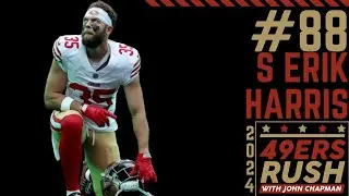 2024 49ers Roster Countdown 88 Erik Harris