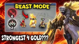 NEW 4 GOLD ROGER WEAPON MASTER SYNERGY | MAGIC CHESS GAMEPLAY 