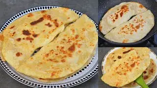 Soft Cheese Flatbread | Perfect for Quick Breakfast and Dinner