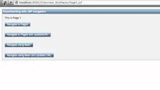 Navigation flows using JSF 2.0