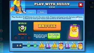 Play with Sunny|How To win sunny Event Live 3 Match winning gameplay Free Pro Cards#FragTips#Fragpro