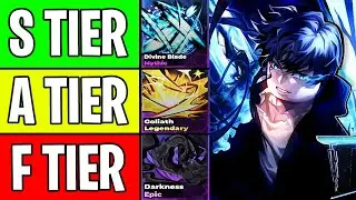 BEST ABILITIES TIER LIST IN SOLO HUNTERS ROBLOX (BEST ABILITY TIER LIST!)