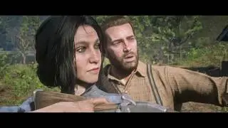 Red Dead Redemption 2 - Arthur teaches Charlotte to Shoot