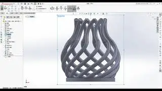 SOLIDWORKS 3D 曲面曲線掃出