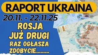 Raport Ukraina, Rosja już drugi raz ogłasza zdobycie  Kupiańska, 20.11 - 22.11.25