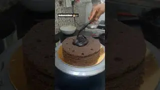 dark chocolate cake cake making cake design #cake #cakedecorating #deenkibaat #cakedecor #shorts