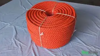 18mm Orange Polyethylene Rope (220m Coil) Demo | BuyRope