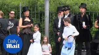 Thousands decend on Leipzig for Wave-Gotik Treffen festival - Daily Mail